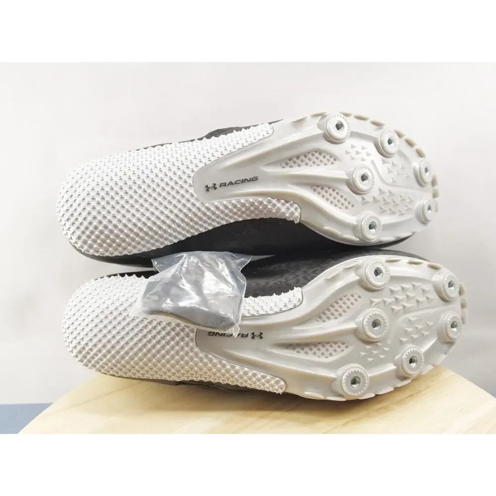 Under Armour Kick Sprint 4 Track Spikes Shoes Black White 3025461-002 Men 11.5